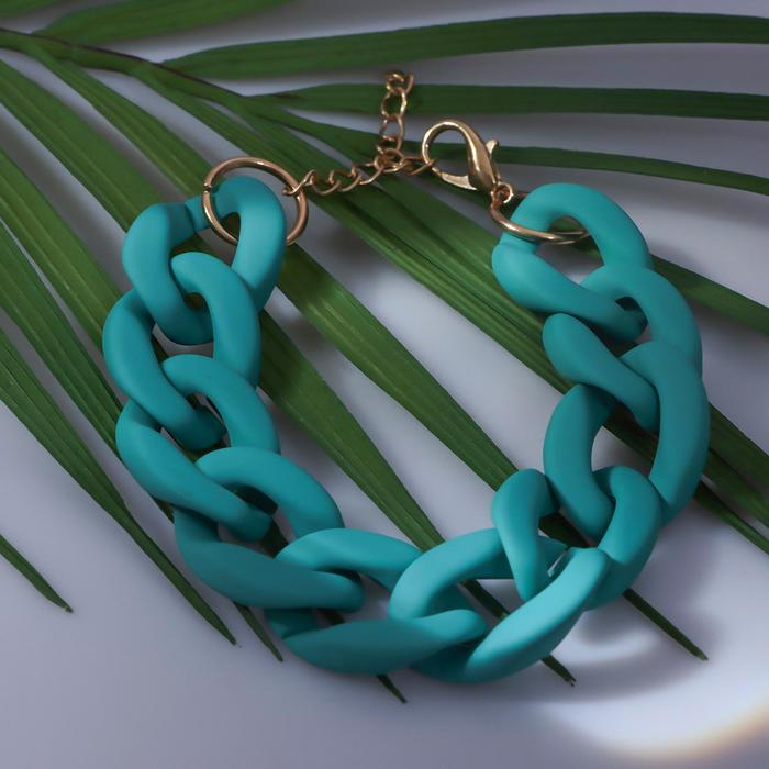 Браслет металл "Цепь" диагональ, цвет изумрудный, 18 см
Браслет металл "Цепь" диагональ, цвет изумрудный, 18 см