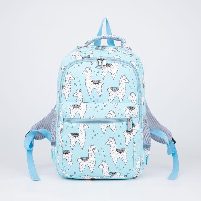 Рюкзак, 2 отдела на молниях, наружный карман, 2 боковых кармана, цвет голубой
Рюкзак, 2 отдела на молниях, наружный карман, 2 боковых кармана, цвет голубой