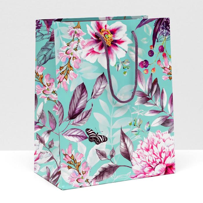 Пакет подарочный "Цветы в саду", бирюзовый, 18 х 22,3 х 10 см
Пакет подарочный "Цветы в саду", бирюзовый, 18 х 22,3 х 10 см