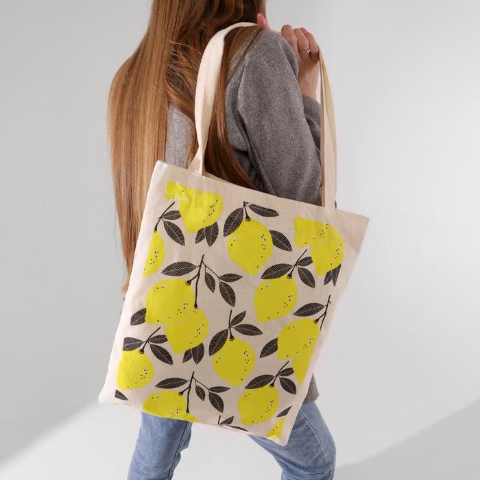 Сумка-шоппер "Лимоны", белая, без молнии, 35 х 42 см
Сумка-шоппер "Лимоны", белая, без молнии, 35 х 42 см