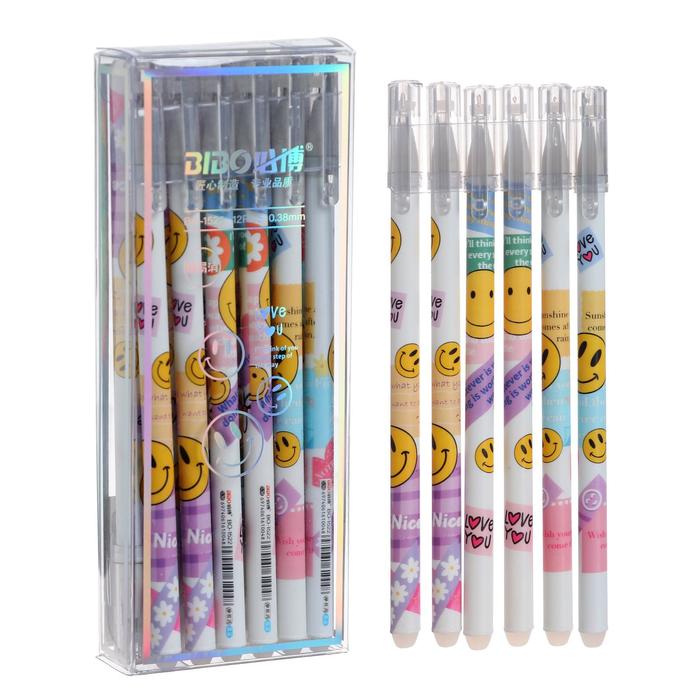 Ручка гелевая Calligrata "Смайл" 0.5 мм, со стираемыми чернилами, стержень синий, корпус МИКС (штрихкод на штуке)
Ручка гелевая Calligrata "Смайл" 0.5 мм, со стираемыми чернилами, стержень синий, корпус МИКС (штрихкод на штуке)