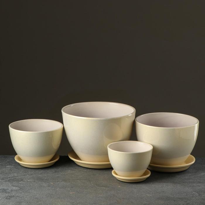 Набор кашпо "Глянец венеция" жемчуг, 4 предмета 1 / 2 / 3,8 / 5,4 л
Набор кашпо "Глянец венеция" жемчуг, 4 предмета 1 / 2 / 3,8 / 5,4 л