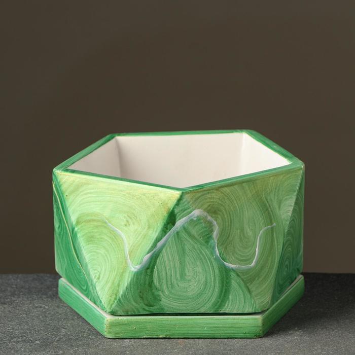 Горшок "Медиана" малахит, 1,1л, 17х16х11см
Горшок "Медиана" малахит, 1,1л, 17х16х11см