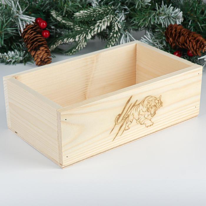 Кашпо деревянное 24.5×14×8 см "Символ года 2022. Тигр, метка"
Кашпо деревянное 24.5×14×8 см "Символ года 2022. Тигр, метка"