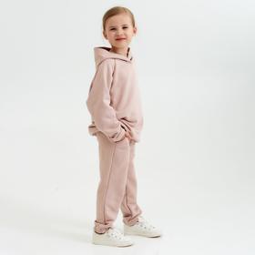 Костюм детский (худи, брюки) Casual Collection KIDS цвет пудровый, рост 134 
Костюм детский (худи, брюки) Casual Collection KIDS цвет пудровый, рост 134