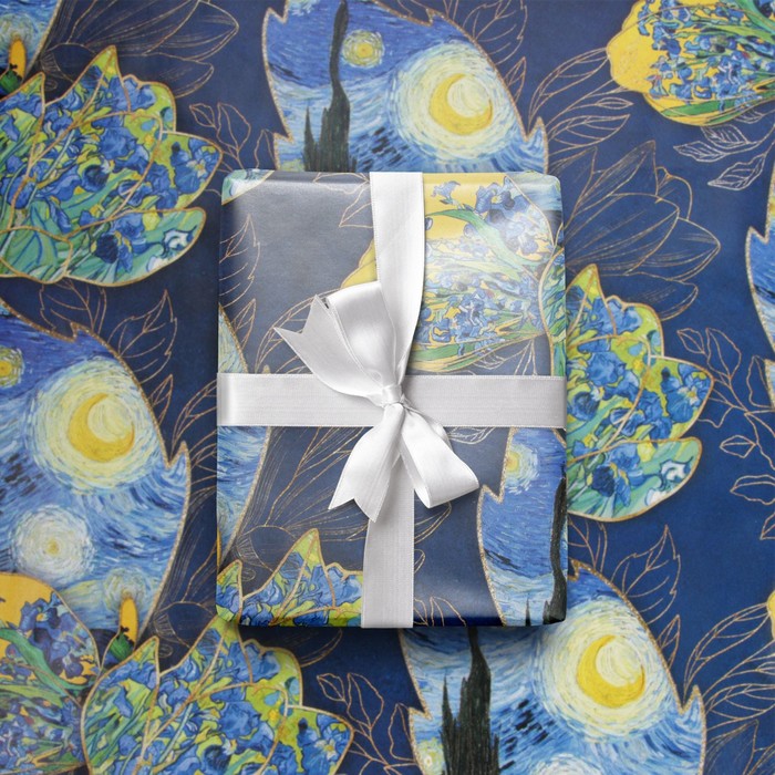 Бумага упаковочная глянцевая «Звездная ночь», 50 × 70 см
Бумага упаковочная глянцевая «Звездная ночь», 50 × 70 см