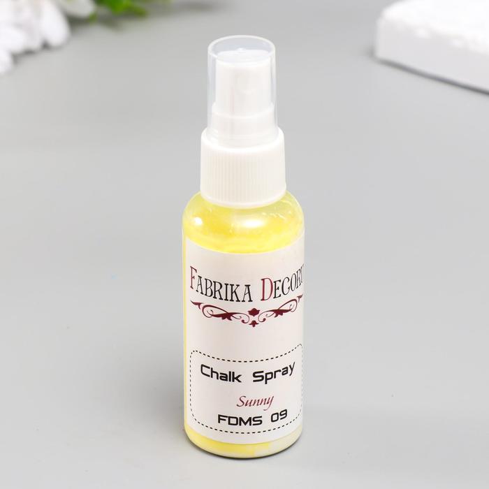 Меловой спрей "Fabrika Decoru" солнечный 50 мл 
Меловой спрей "Fabrika Decoru" солнечный 50 мл