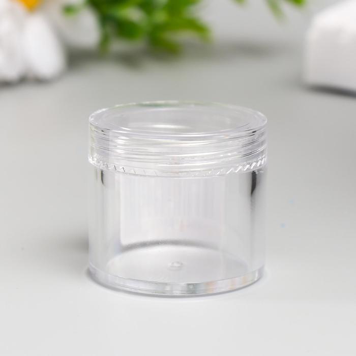 Баночка прозрачная с крышкой, 20 мл
Баночка прозрачная с крышкой, 20 мл