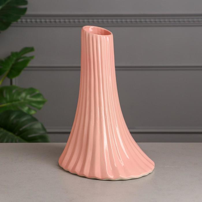 Ваза настольная "Секвойя", розовая, керамика, 30 см
Ваза настольная "Секвойя", розовая, керамика, 30 см
