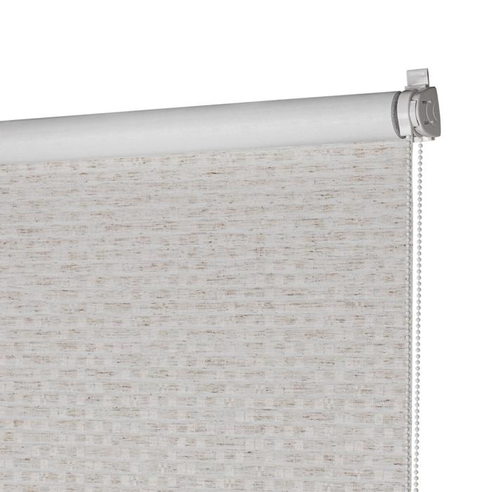 фото Рулонная штора блэкаут «баунти», 100х160 см, цвет бежевый decofest