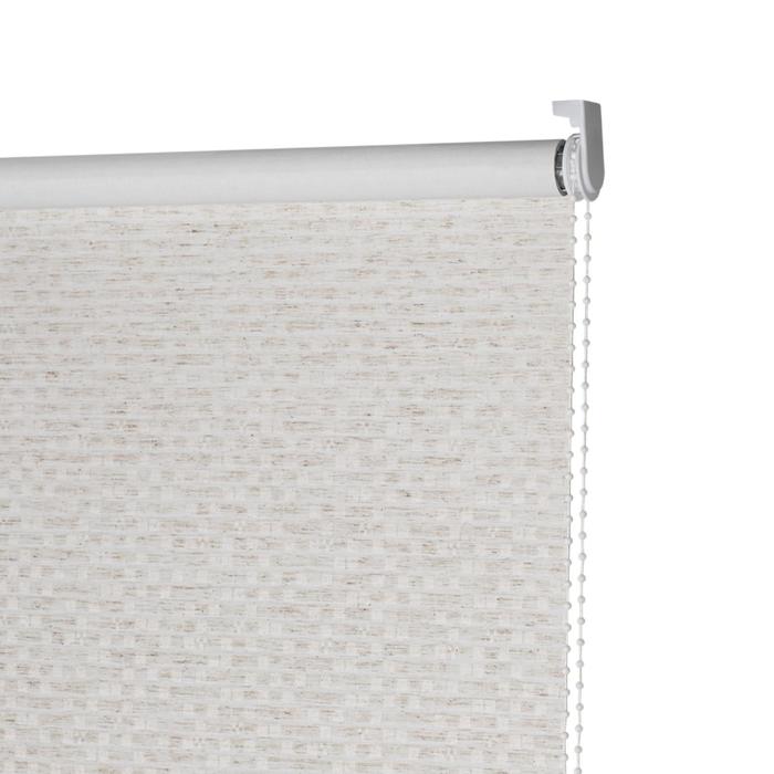 фото Рулонная штора блэкаут «баунти», 160х175 см, цвет бежевый decofest