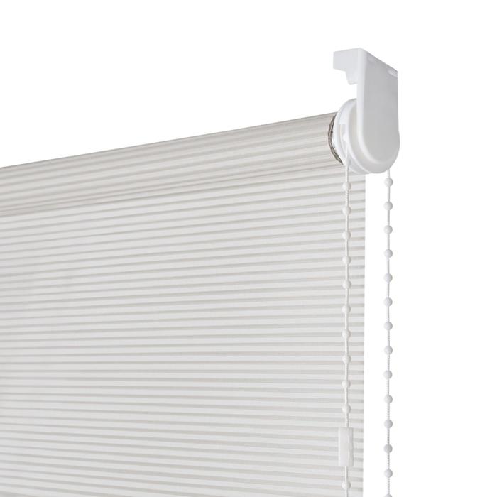 фото Рулонная штора «вэил», 180х175 см, цвет серый decofest