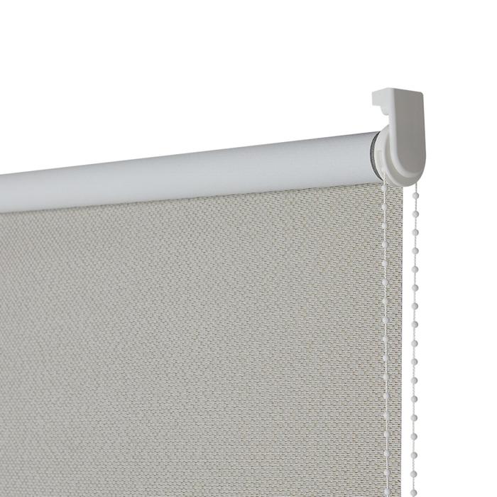 фото Рулонная штора блэкаут «сканди», 100х230 см, цвет бежевый decofest