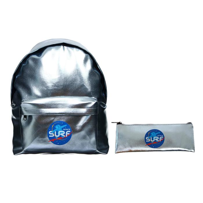 Рюкзак молодёжный Сalligrata Surf space + пенал - косметичка, 38 х 30 х 11 см, голография
Рюкзак молодёжный Сalligrata Surf space + пенал - косметичка, 38 х 30 х 11 см, голография