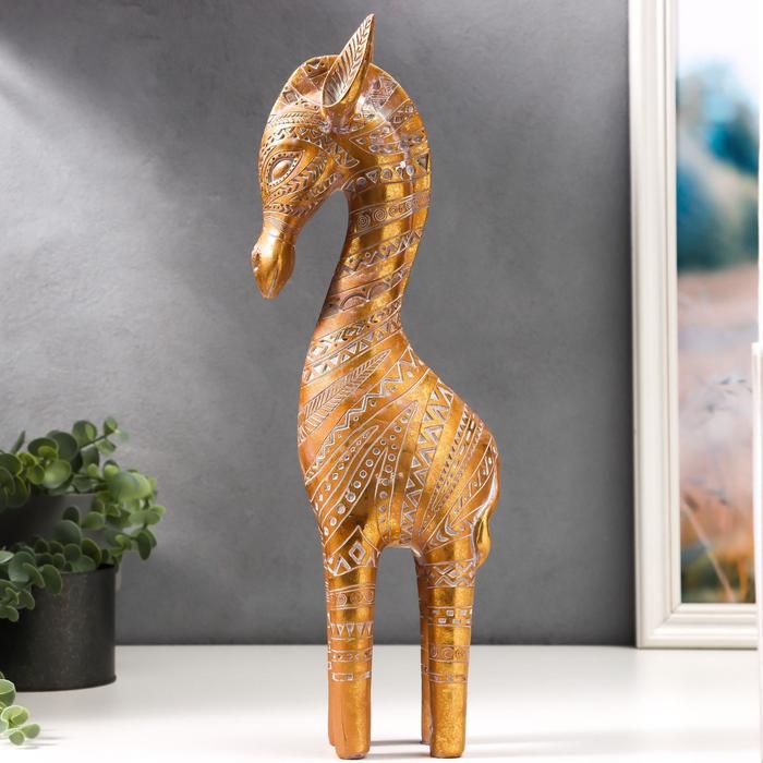 Сувенир полистоун "Конёк" геометрические узоры золото 40х13,5х7 см
Сувенир полистоун "Конёк" геометрические узоры золото 40х13,5х7 см