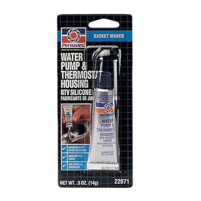 Формирователь прокладок WATER PUMP RTV PERMATEX, силиконовый, 14 г PR-22071 
Формирователь прокладок WATER PUMP RTV PERMATEX, силиконовый, 14 г PR-22071