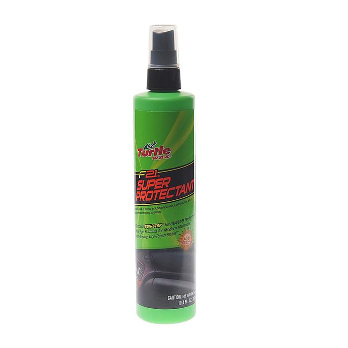 Очиститель-суперпротектант F-21 TURTLE WAX для пластика, кожи, спрей, 307 мл TW-96 
Очиститель-суперпротектант F-21 TURTLE WAX для пластика, кожи, спрей, 307 мл TW-96