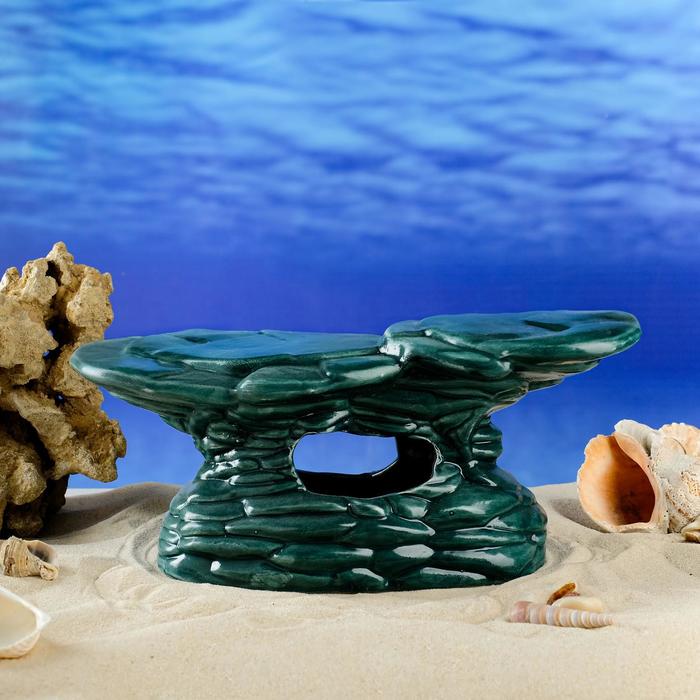 Декорация для аквариума "Грот", зеленая, 14х28х12 см
Декорация для аквариума "Грот", зеленая, 14х28х12 см