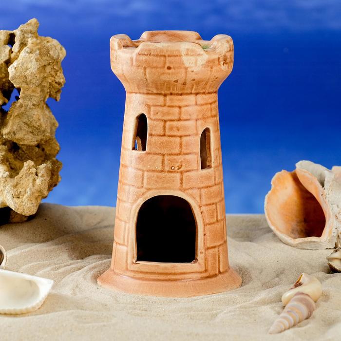 Декорация для аквариума "Башня одинарная", коричневая, 15 см, микс
Декорация для аквариума "Башня одинарная", коричневая, 15 см, микс