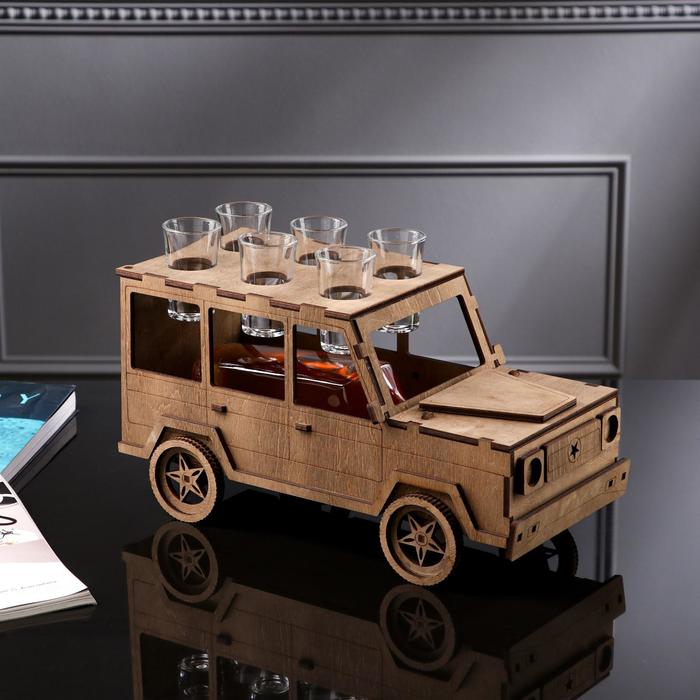 Мини-бар деревянный "Гелик", 35х18х5 см, светлый
Мини-бар деревянный "Гелик", 35х18х5 см, светлый