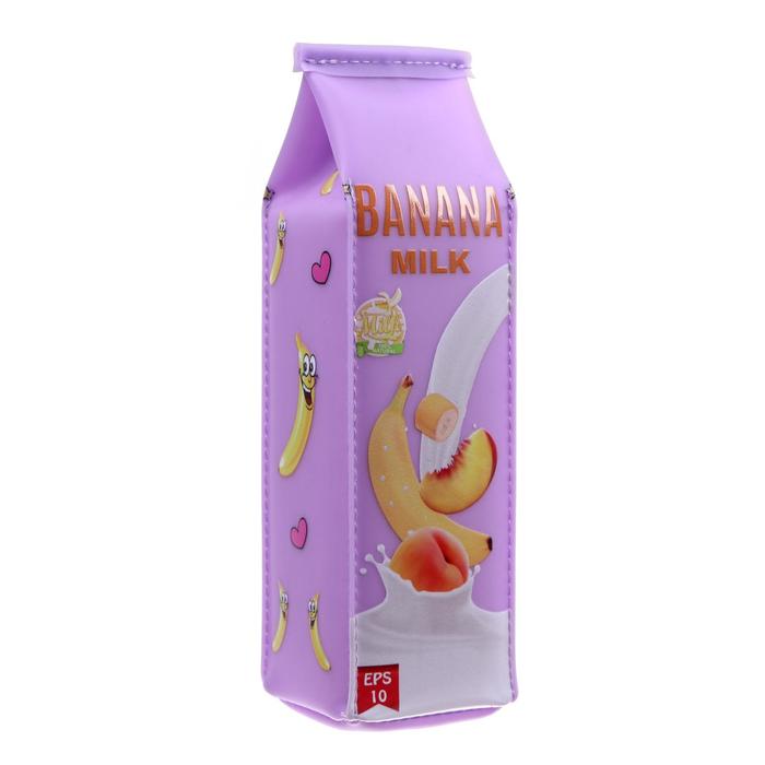 Пенал школьный, на молнии силиконовый "Сок Банан"
Пенал школьный, на молнии силиконовый "Сок Банан"