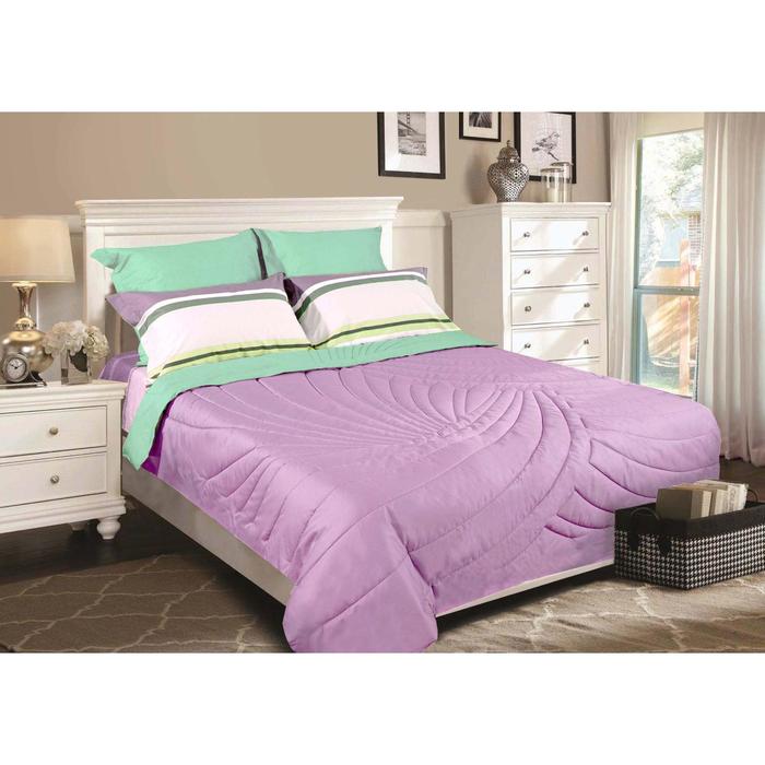 Одеяло-покрывало Duo, размер 180х200 см, цвет лиловый, мятный
Одеяло-покрывало Duo, размер 180х200 см, цвет лиловый, мятный