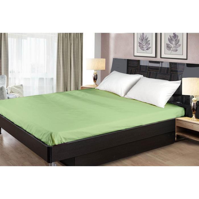 Простыня, размер 240х260 см, цвет светло-зеленый
Простыня, размер 240х260 см, цвет светло-зеленый