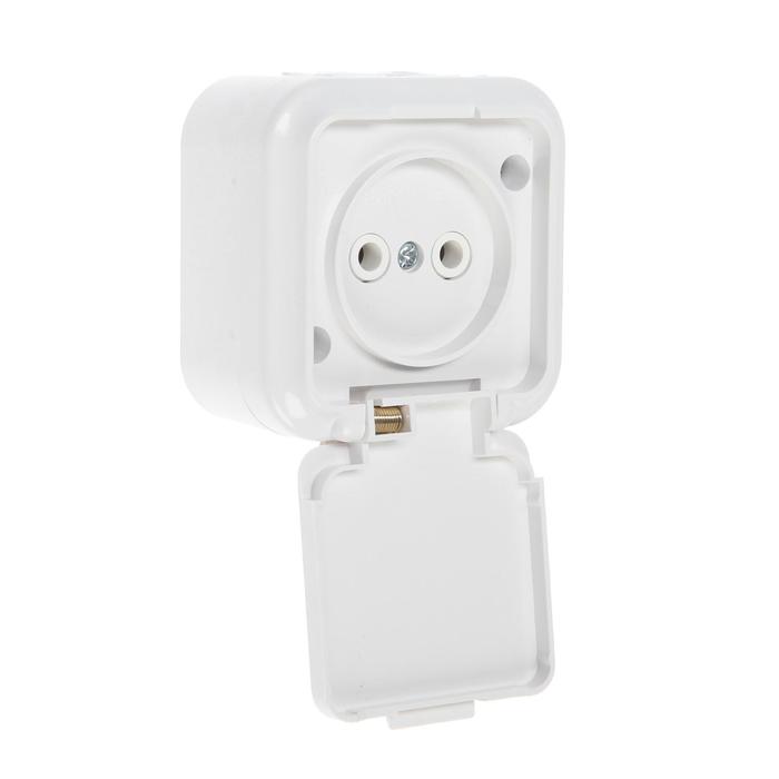 Розетка BYLECTRICA РА16-296 АКВА, 16А, одномест., наруж., без з/к, с крышкой, IP54, белая
Розетка BYLECTRICA РА16-296 АКВА, 16А, одномест., наруж., без з/к, с крышкой, IP54, белая