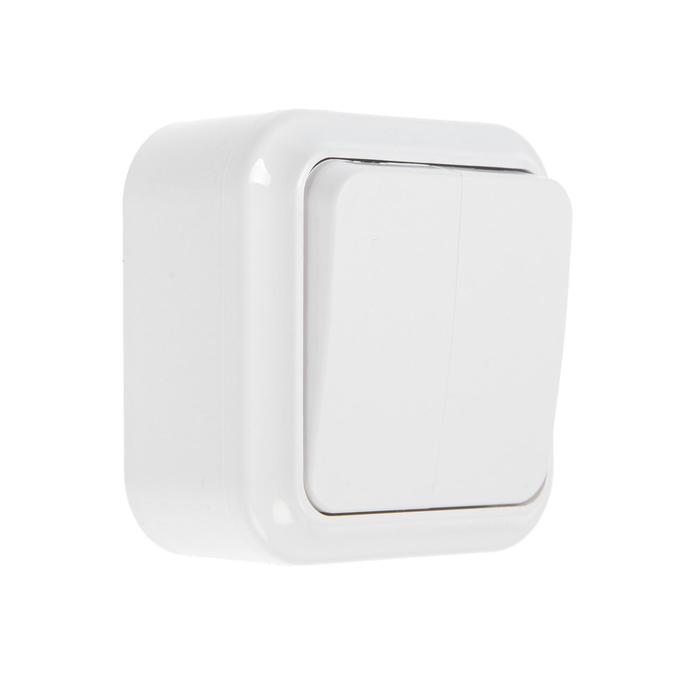 Выключатель BYLECTRICA А5 6-224 АКВА, 6 А, 2 клавиши, наружный, белый
Выключатель BYLECTRICA А5 6-224 АКВА, 6 А, 2 клавиши, наружный, белый