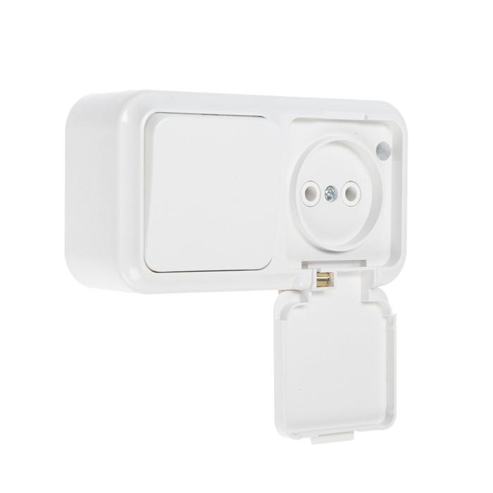 Блок комбинированный BYLECTRICA В-РЦ-653 Пралеска, 10А, 1кл+роз., без з/к, 16А, IP54, белый
Блок комбинированный BYLECTRICA В-РЦ-653 Пралеска, 10А, 1кл+роз., без з/к, 16А, IP54, белый