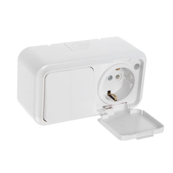 Блок комбинированный BYLECTRICA 2В-РЦ-659 Пралеска, 10А, 2кл+роз., с з/к, 16А, IP54, белый
Блок комбинированный BYLECTRICA 2В-РЦ-659 Пралеска, 10А, 2кл+роз., с з/к, 16А, IP54, белый