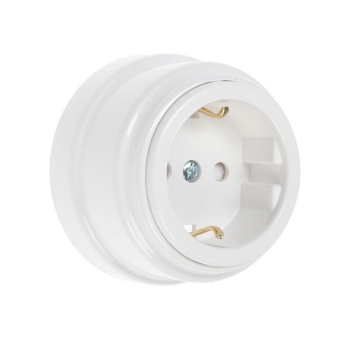 Розетка Ретро BYLECTRICA РА16-0206, 16А, одномест., наруж., с з/к, со шторками, IP20, белая
Розетка Ретро BYLECTRICA РА16-0206, 16А, одномест., наруж., с з/к, со шторками, IP20, белая