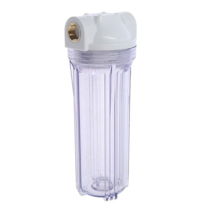 Корпус для фильтра "Посейдон-1Р", для холодной воды, 3/4", ключ, кронштейн, прозрачный 
Корпус для фильтра "Посейдон-1Р", для холодной воды, 3/4", ключ, кронштейн, прозрачный