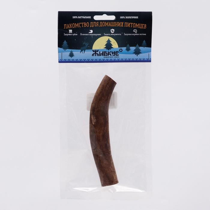 Лакомство «ЖИВКУС» для собак, рог северного оленя, 65 г 
Лакомство «ЖИВКУС» для собак, рог северного оленя, 65 г