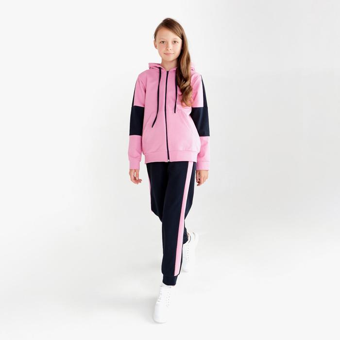 Костюм для девочки, цвет розовый/тёмно-синий, рост 104 см
Костюм для девочки, цвет розовый/тёмно-синий, рост 104 см