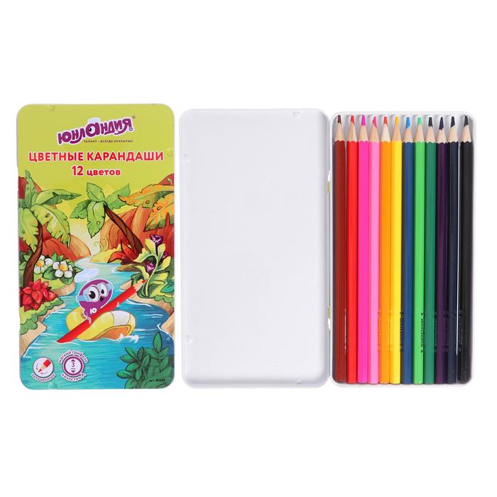 Карандаши 12 цветов ЮНЛАНДИЯ "ЮНЛАНДИК В ДЖУНГЛЯХ", металический пенал
Карандаши 12 цветов ЮНЛАНДИЯ "ЮНЛАНДИК В ДЖУНГЛЯХ", металический пенал