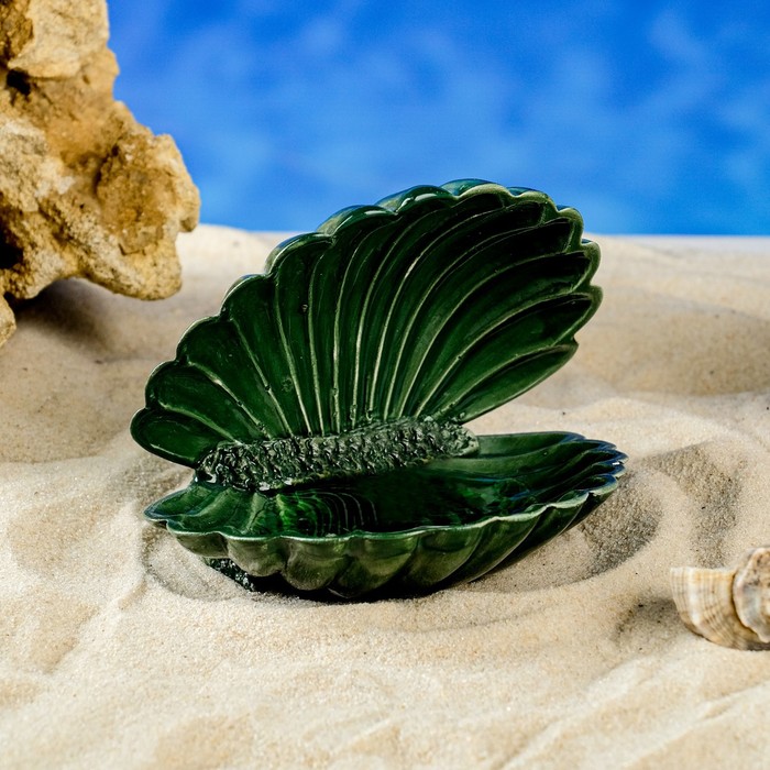Декорация для аквариума "Ракушка ", зелёная, 8х10х9 см
Декорация для аквариума "Ракушка ", зелёная, 8х10х9 см