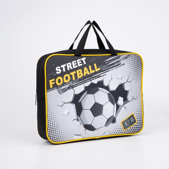 Сумка-папка, отдел на молнии, цвет белый/чёрный
Сумка-папка, отдел на молнии, цвет белый/чёрный