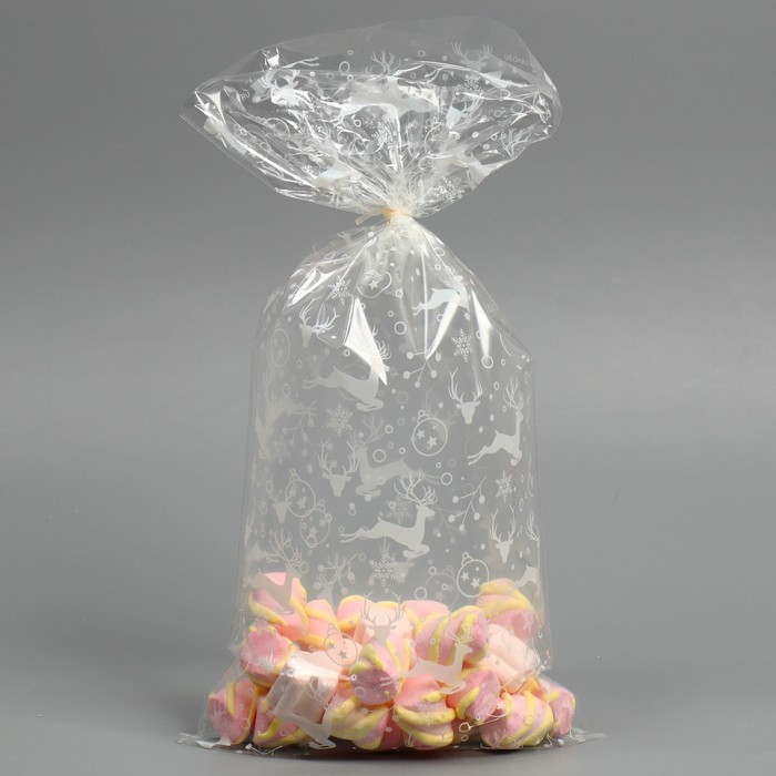 Пакет подарочный пластиковый «Олени», 19 х 39 см
Пакет подарочный пластиковый «Олени», 19 х 39 см