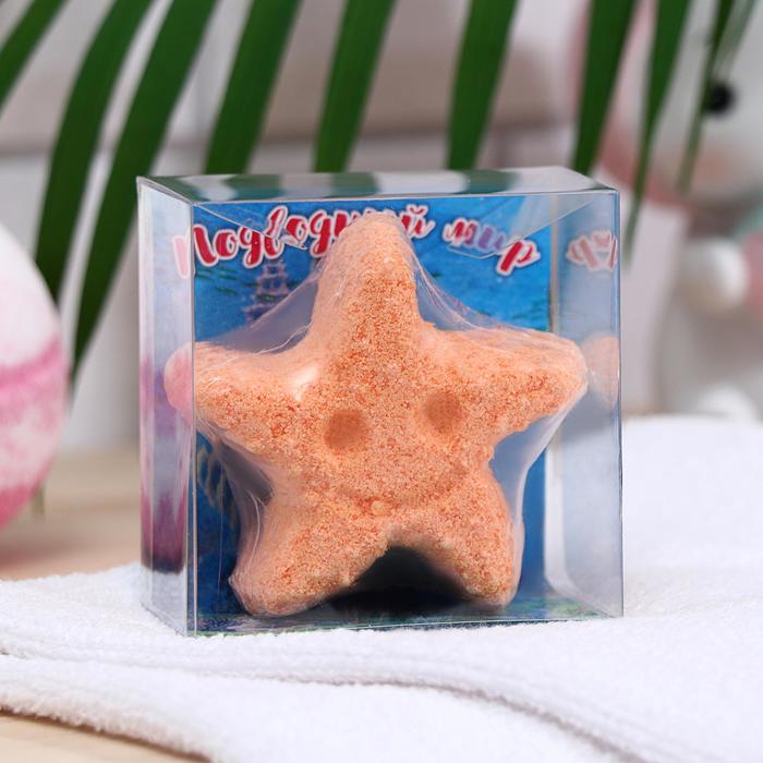 Бомбочка для ванн «Подводный мир. Звёздочка», 60 г
Бомбочка для ванн «Подводный мир. Звёздочка», 60 г