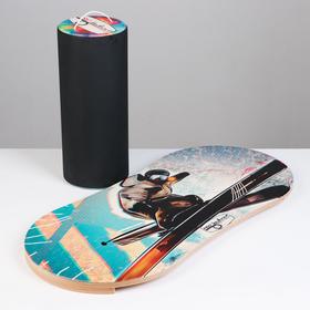 Доска балансировочная балансборд "Ski eight" 76 х 35 х 1,5 см, диаметр валика 16 см
Доска балансировочная балансборд "Ski eight" 76 х 35 х 1,5 см, диаметр валика 16 см
