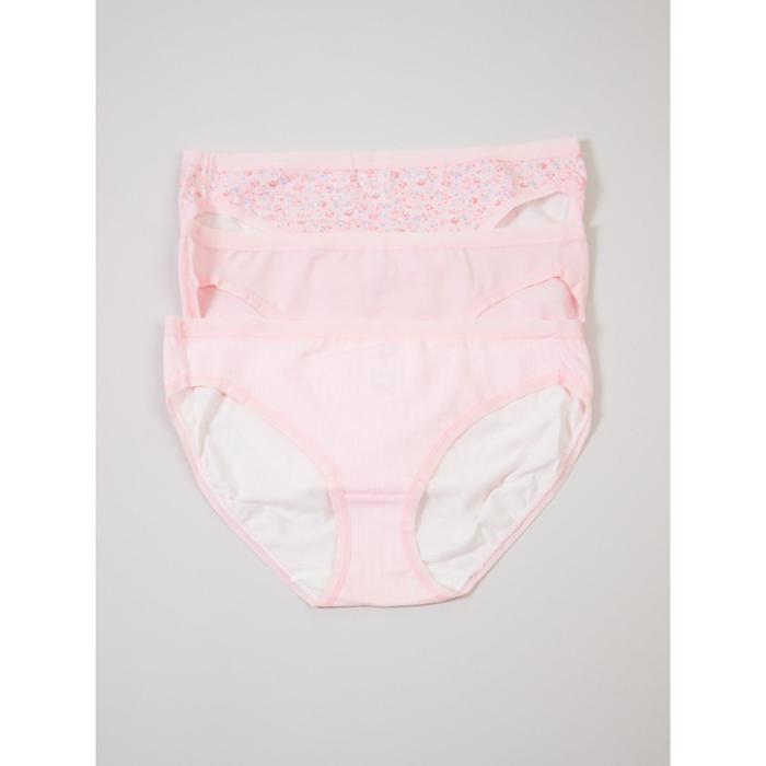 фото Трусы женские, 3 штуки, размер 48, цвет розовый sasan