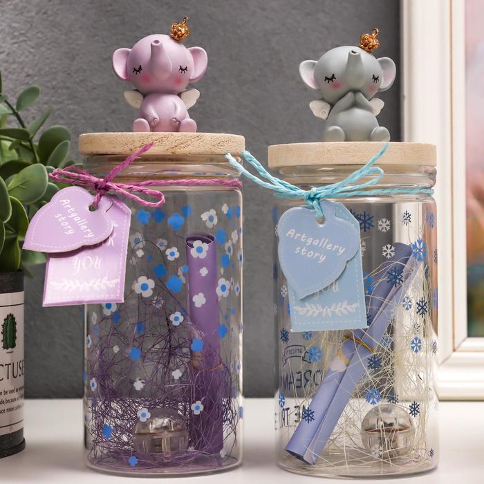 Сувенир полистоун свет "Слонёнок с крылышками" светящаяся баночка МИКС 17,5х6,5х6,5 см
Сувенир полистоун свет "Слонёнок с крылышками" светящаяся баночка МИКС 17,5х6,5х6,5 см