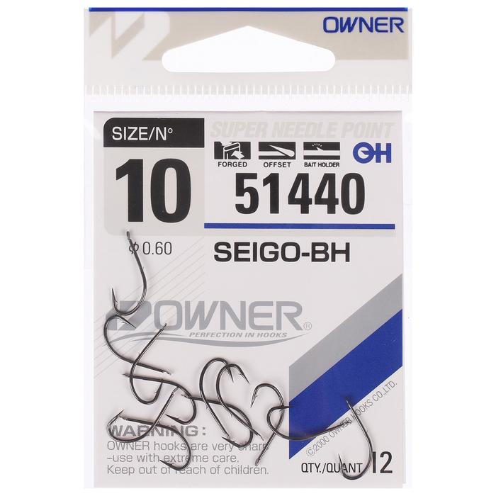 Крючок OWNER 51440-10, №10, 12 шт.
Крючок OWNER 51440-10, №10, 12 шт.
