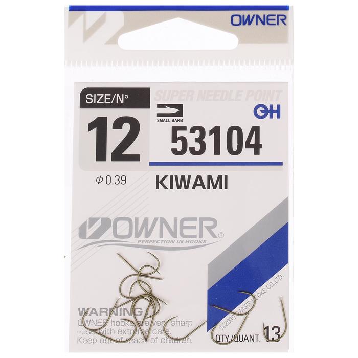 Крючок OWNER 53104-12, №12, 13 шт. 
Крючок OWNER 53104-12, №12, 13 шт.