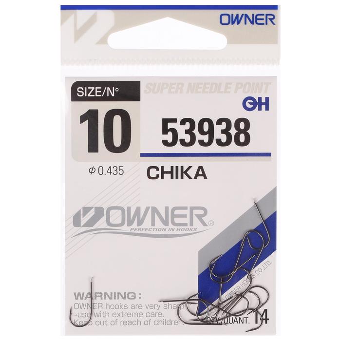 Крючок OWNER 53938-10, №10, 14 шт.
Крючок OWNER 53938-10, №10, 14 шт.