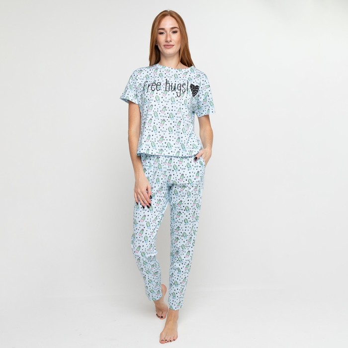 Комплект женский (футболка/брюки), цвет МИКС, размер 50
Комплект женский (футболка/брюки), цвет МИКС, размер 50