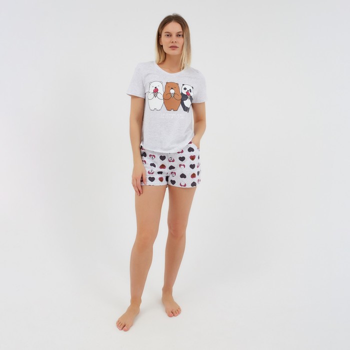 Комплект женский (футболка/шорты), цвет МИКС, размер 54
Комплект женский (футболка/шорты), цвет МИКС, размер 54