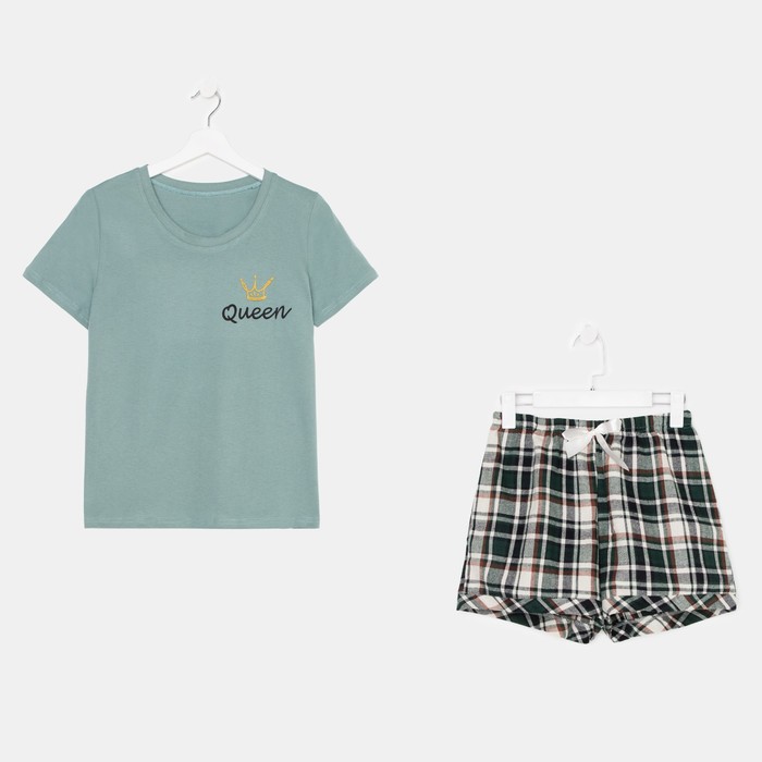 Комплект женский (Футболка женская/шорты), цвет МИКС, размер 50
Комплект женский (Футболка женская/шорты), цвет МИКС, размер 50