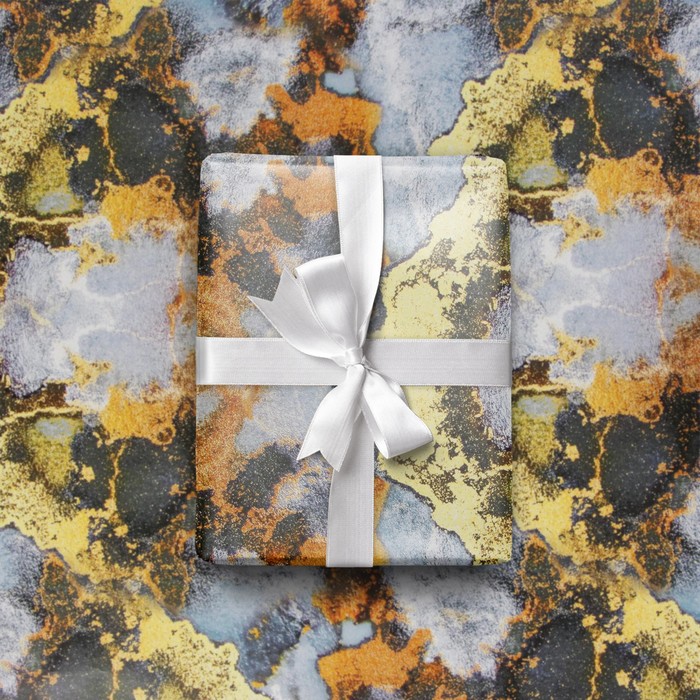 Бумага упаковочная глянцевая «Мрамор с золотом», 70 × 100 см
Бумага упаковочная глянцевая «Мрамор с золотом», 70 × 100 см